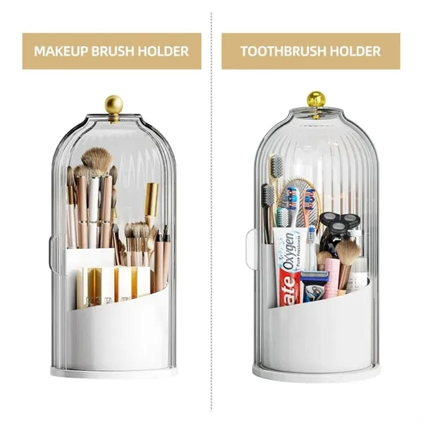 Rotating Makeup Brush Storage Holder