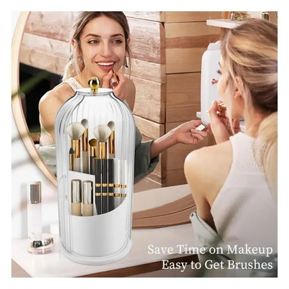 Rotating Makeup Brush Storage Holder
