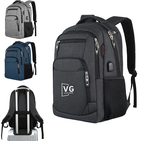 Laptops Backpack with USB Charging Port for Travel & Busines