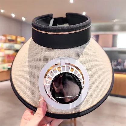 Sun Visor Hats with Fan