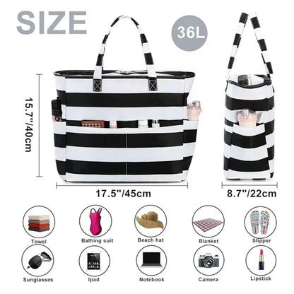 Large Waterproof Beach Tote Bags
