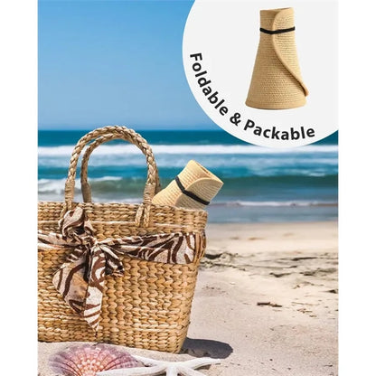 Foldable Beach Straw Hats