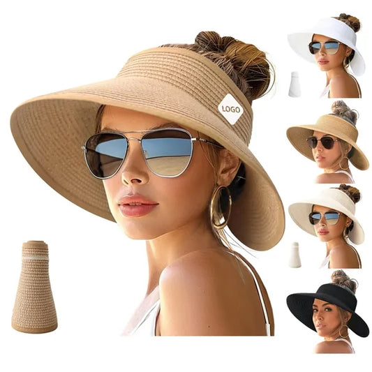 Foldable Beach Straw Hats