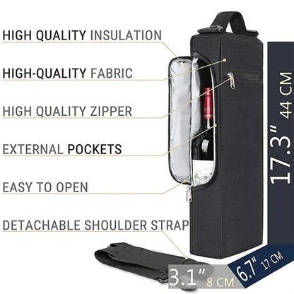 Insulated Golf Bag Cooler Sleeve Holds 6 Cans or Bottles