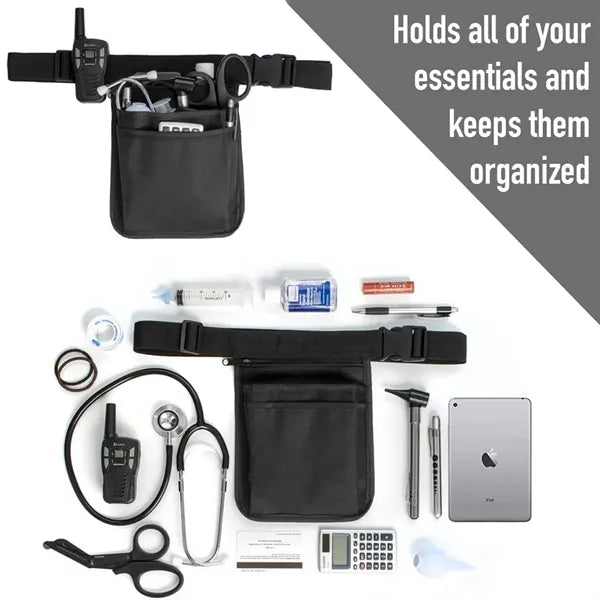 Adjustable Medical Utility Belt Pouch for Nurses & Doctors