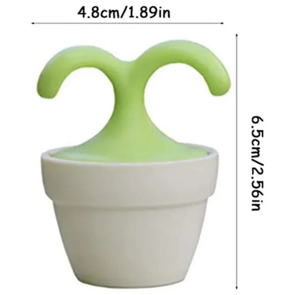 Mini Potted Plant Shaped Roller Ball