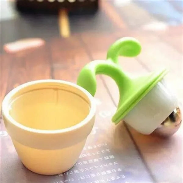 Mini Potted Plant Shaped Roller Ball