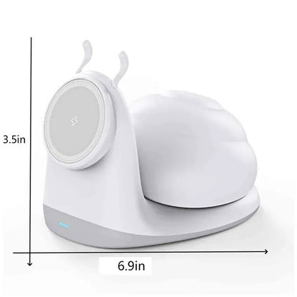 Magnetic Wireless Charger with Lamp