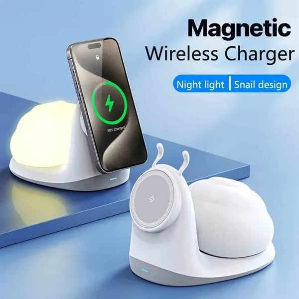 Magnetic Wireless Charger with Lamp