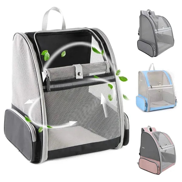 Double Shoulder Breathable Cat Travel Backpack