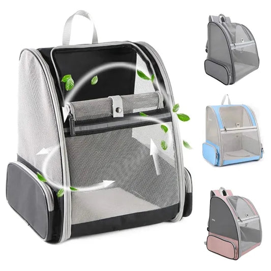 Double Shoulder Breathable Cat Travel Backpack