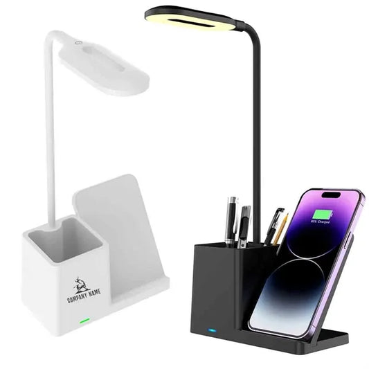 Desk Light with Pen Holder &Wireless Charger