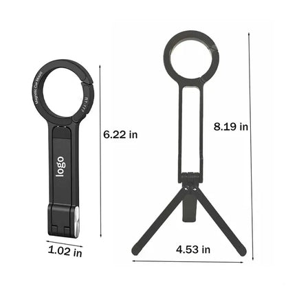 Adjustable Magnetic Ring Alloy Phone Stand