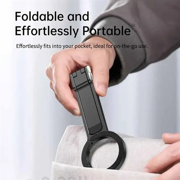 Adjustable Magnetic Ring Alloy Phone Stand