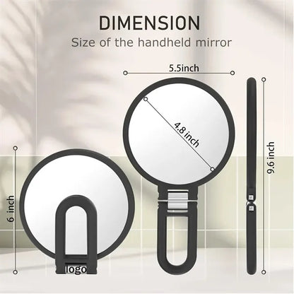 15X Double Sided Magnifying Handheld Mirror