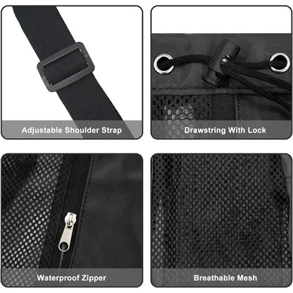 Waterproof Mesh Beach Swimming Gym Backpack