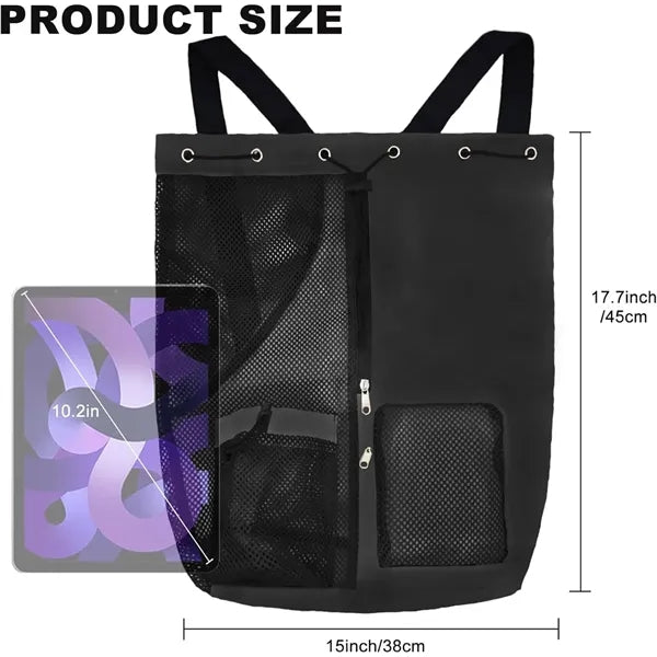 Waterproof Mesh Beach Swimming Gym Backpack
