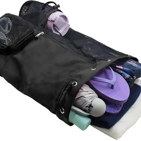 Waterproof Mesh Beach Swimming Gym Backpack