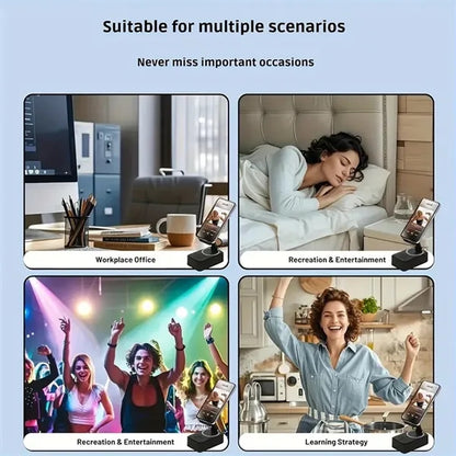 5 in 1 Phone Holder Wireless Bluetooth Speaker with Ambient