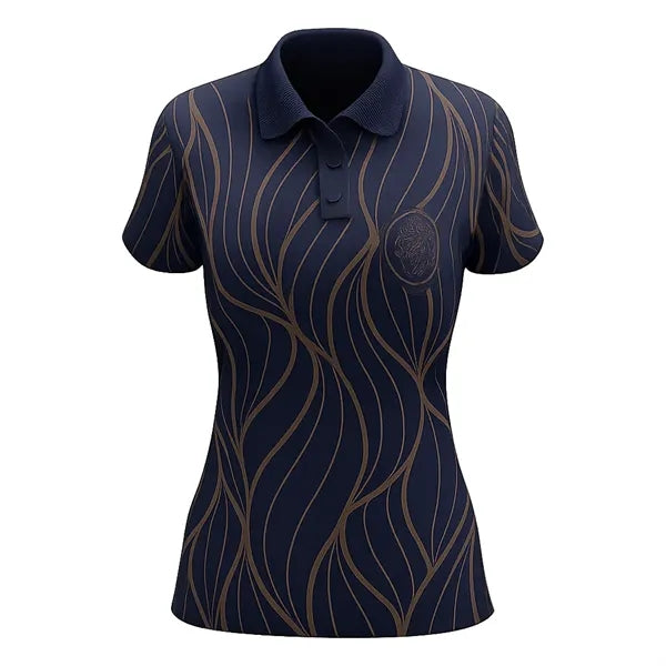 Women's Sublimated Performance Short Sleeve Polo shirt Mesh