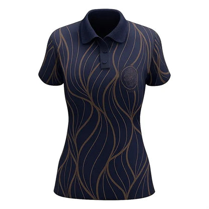 Women's Sublimated Performance Short Sleeve Polo shirt Mesh