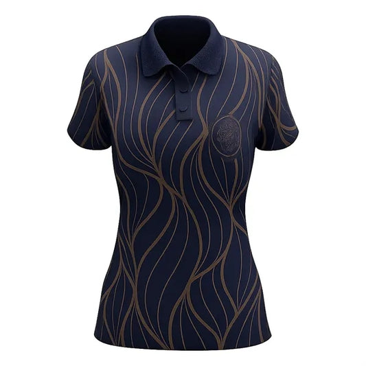 Women's Sublimated Performance Short Sleeve Polo shirt Mesh