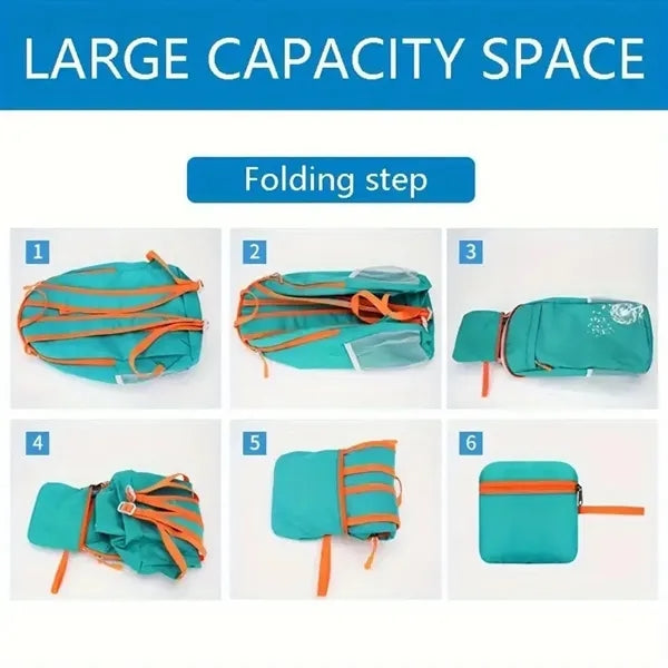 Lightweight Foldable Nylon Backpack