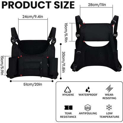 Lightweight High Quality Reflective Running Chest Bag