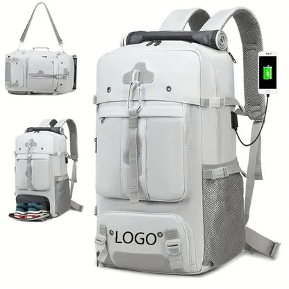 Travel Backpack for Men and Women with Shoe Compartment