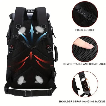 Travel Backpack for Men and Women with Shoe Compartment