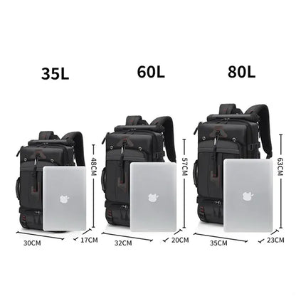 Travel Backpack for Men and Women with Shoe Compartment