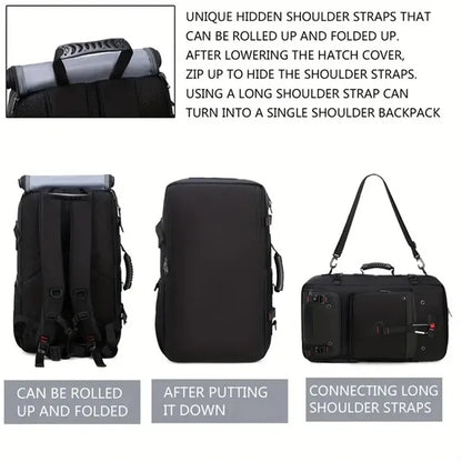 Travel Backpack for Men and Women with Shoe Compartment