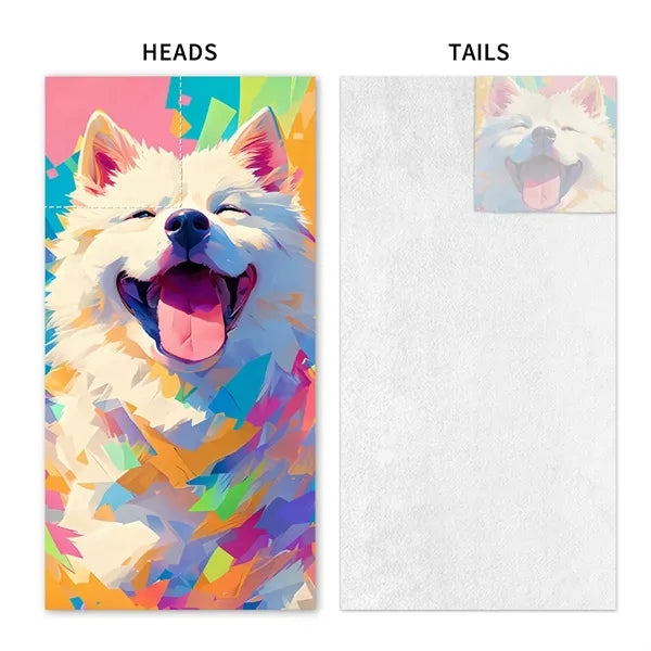 27.5" x 55" Microfiber Towel & Drawstring Bag