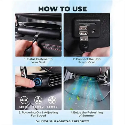USB Backseat Cooling Fan