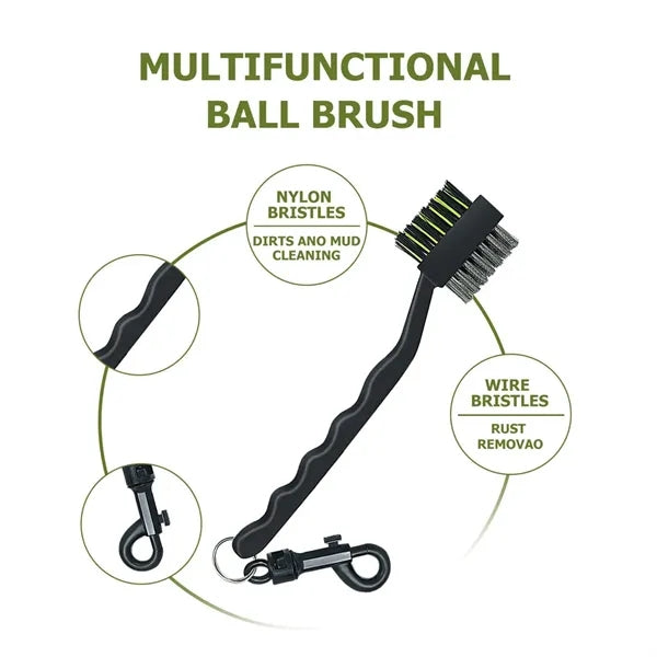 Double Heads Golf Brush