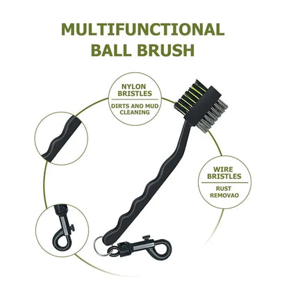 Double Heads Golf Brush