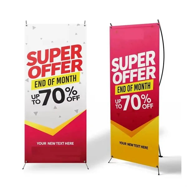 31.5" x 70.9" Economy X-Banner Kit