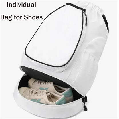 Large Capacity Sports Drawstring Bag Tennis Backpack