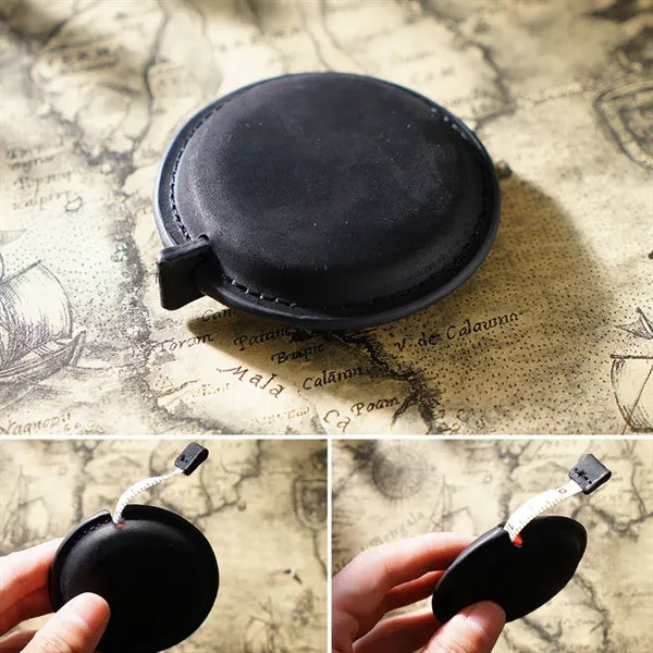 Vintage 59 in Dual Scale Mini Leather Tape Measure