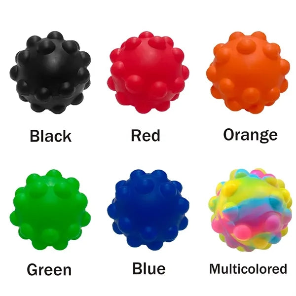 Silicone Stress Relieving Bubble Fidget Ball