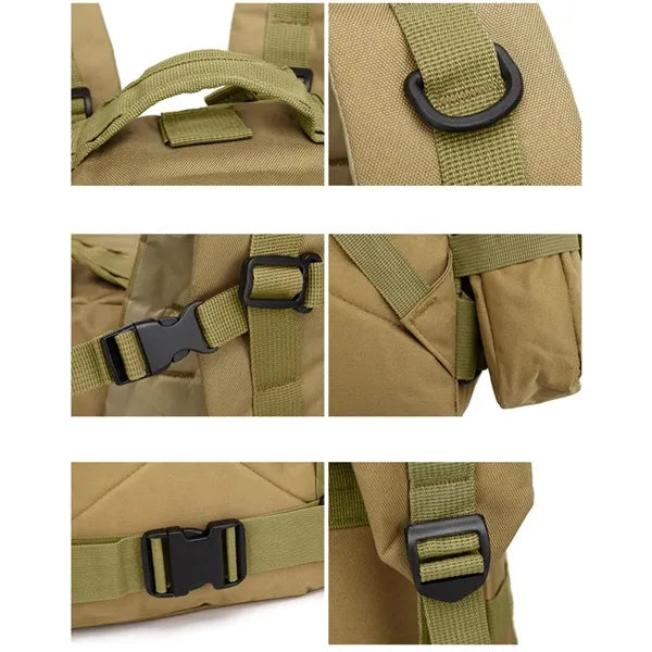 55L Tactical Military Backpack with Detachable Pouches