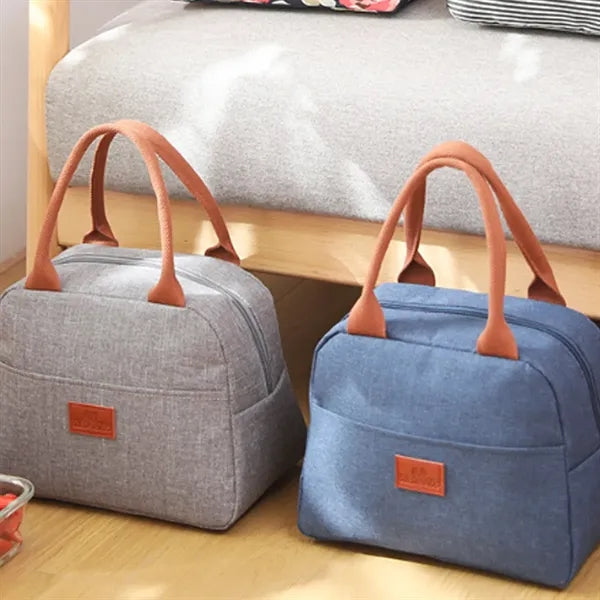 8L Insulated Lunch Tote Bag with Handle Pouch