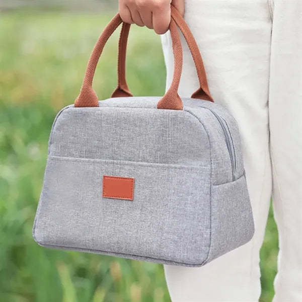 8L Insulated Lunch Tote Bag with Handle Pouch