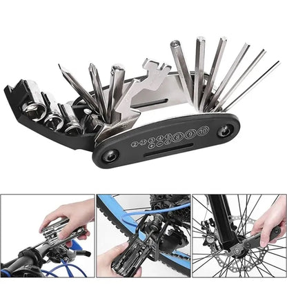 16 in 1 Bike Multitool Fold Bicycle Tool Kit