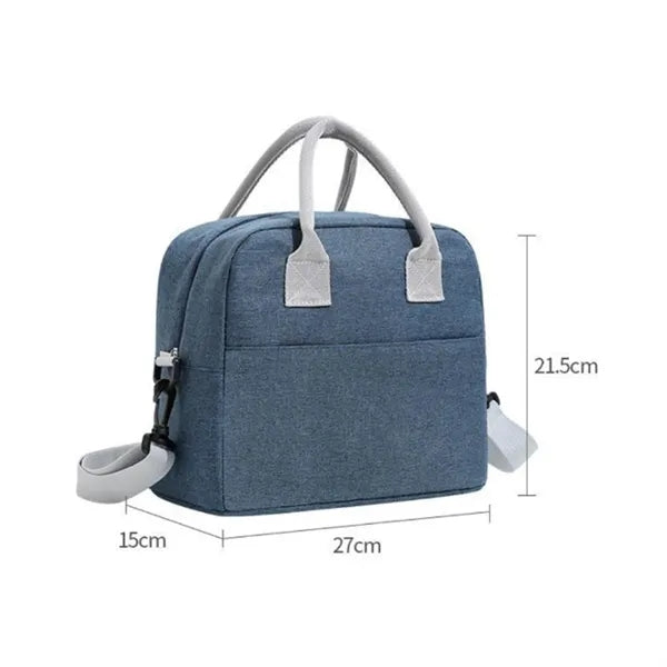 9L Insulated Lunch Bag with Handle and Shoulder Strap