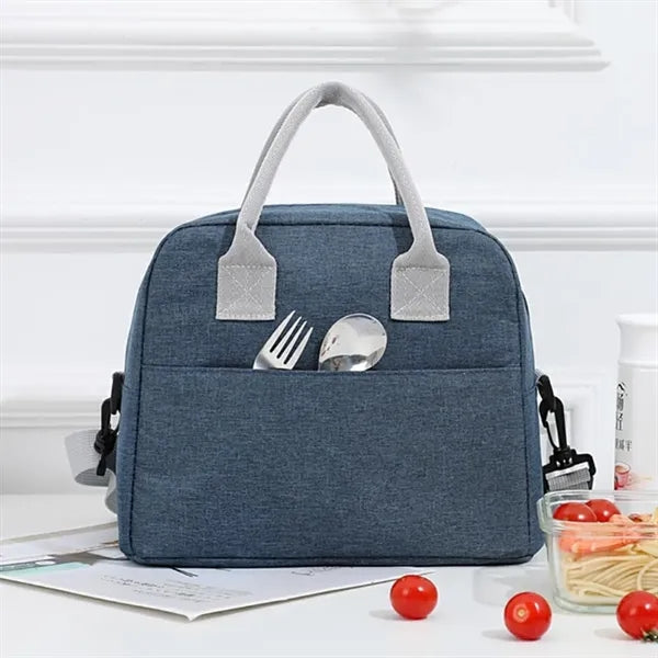 9L Insulated Lunch Bag with Handle and Shoulder Strap