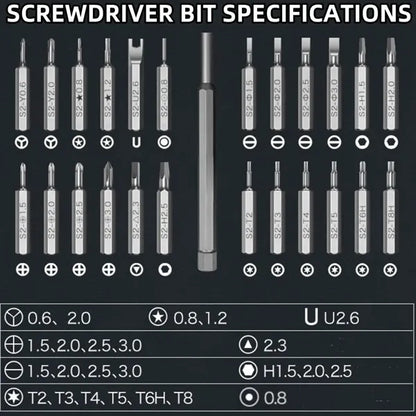 24 In 1 Multi Bit Magnetic Screwdriver Set