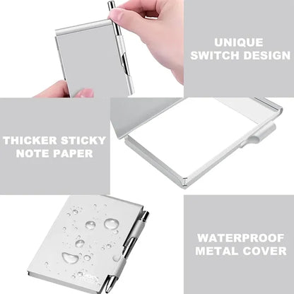 Aluminum Alloy Card Box with Pen