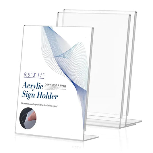 T shaped Double Sided Upright Inclined Display Stand