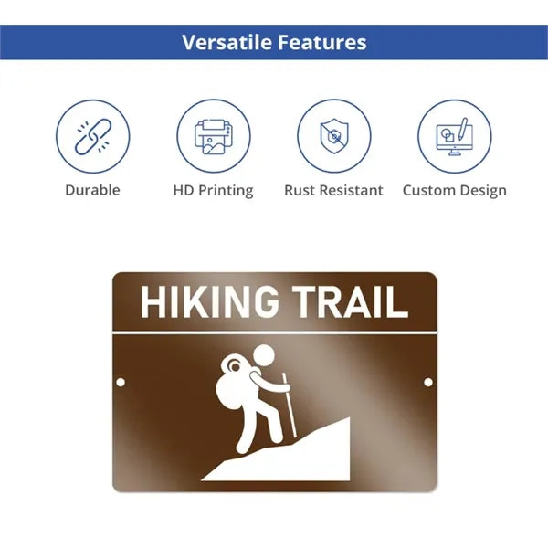 Reflective Custom Trail Markers Signs (1ft x 1ft/Sqft)